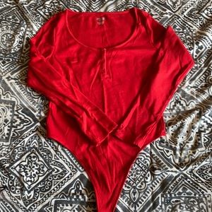 PINK, Body Suit, Red